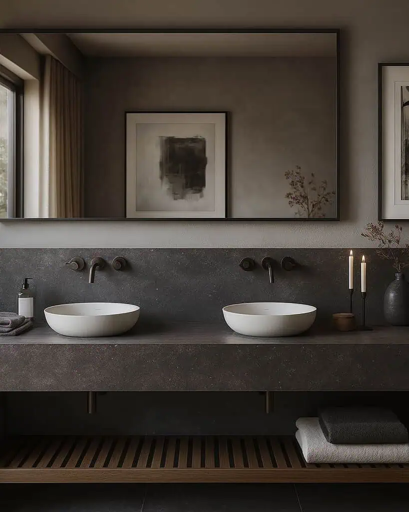 Bluestone Porcelain Bathroom Vanity