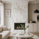 Capraia Breccia Porcelain Fireplace Surround 