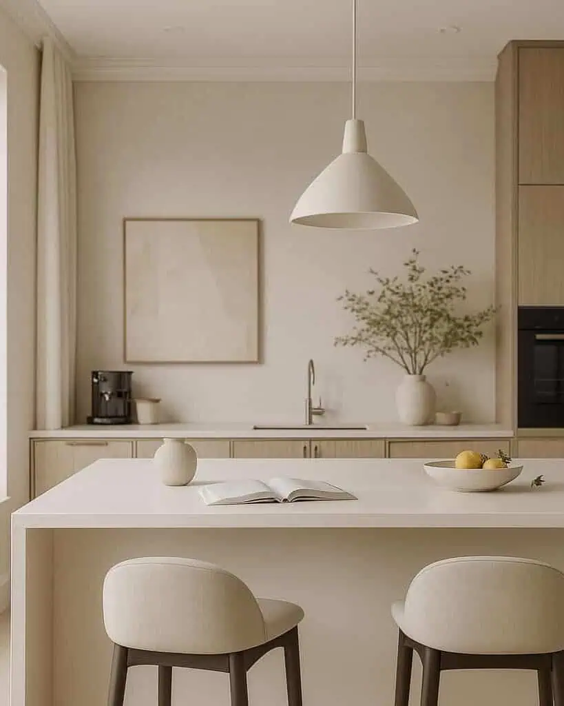 Total White Porcelain Kitchen Benchtop