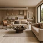 Travertino Light Vein Cut Porcelain Flooring 